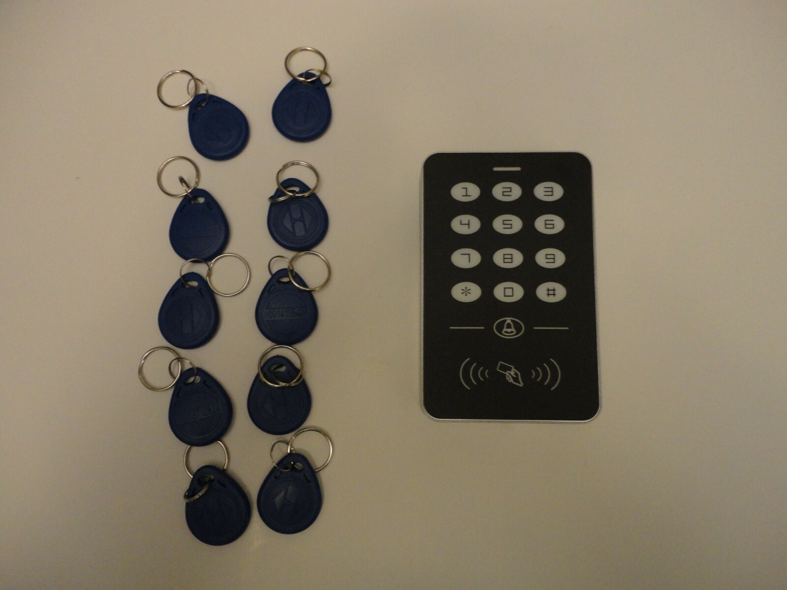 Electric Doorbell Access Control System Keypad Keyfob PIN Pad Code Entry Gate A1