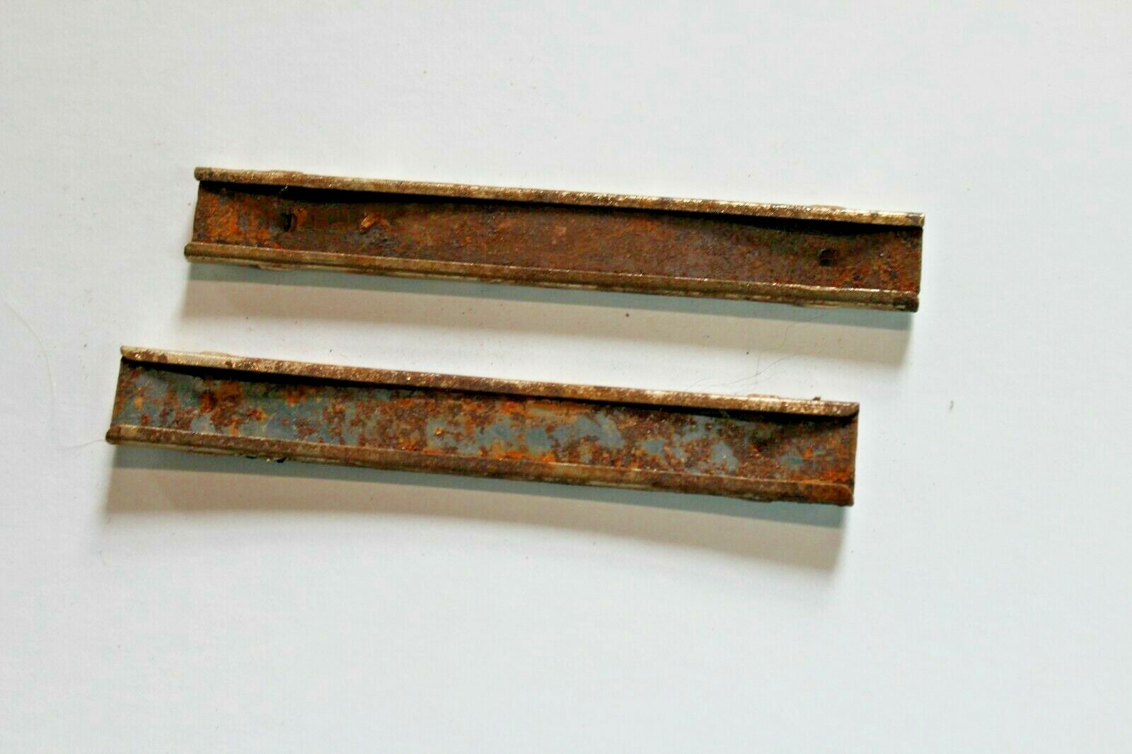 2 Mauser C96 Broomhandle 10 Rounds 7.63x25 9mm Stripper Clip Rusty C344