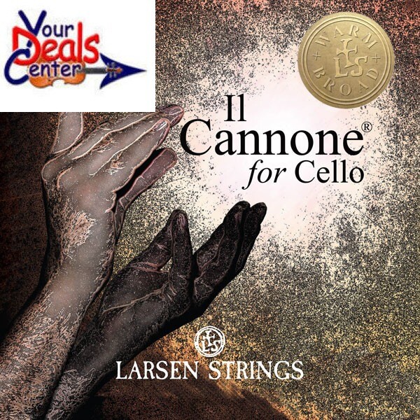 Larsen Cannone II Cello Strings Set 4/4 Direct & Focused and Warm & Broad