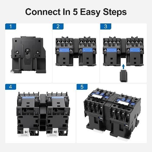 CJX2-2501 110VAC 25A Mechanical Interlock Kit 2 AC 110V