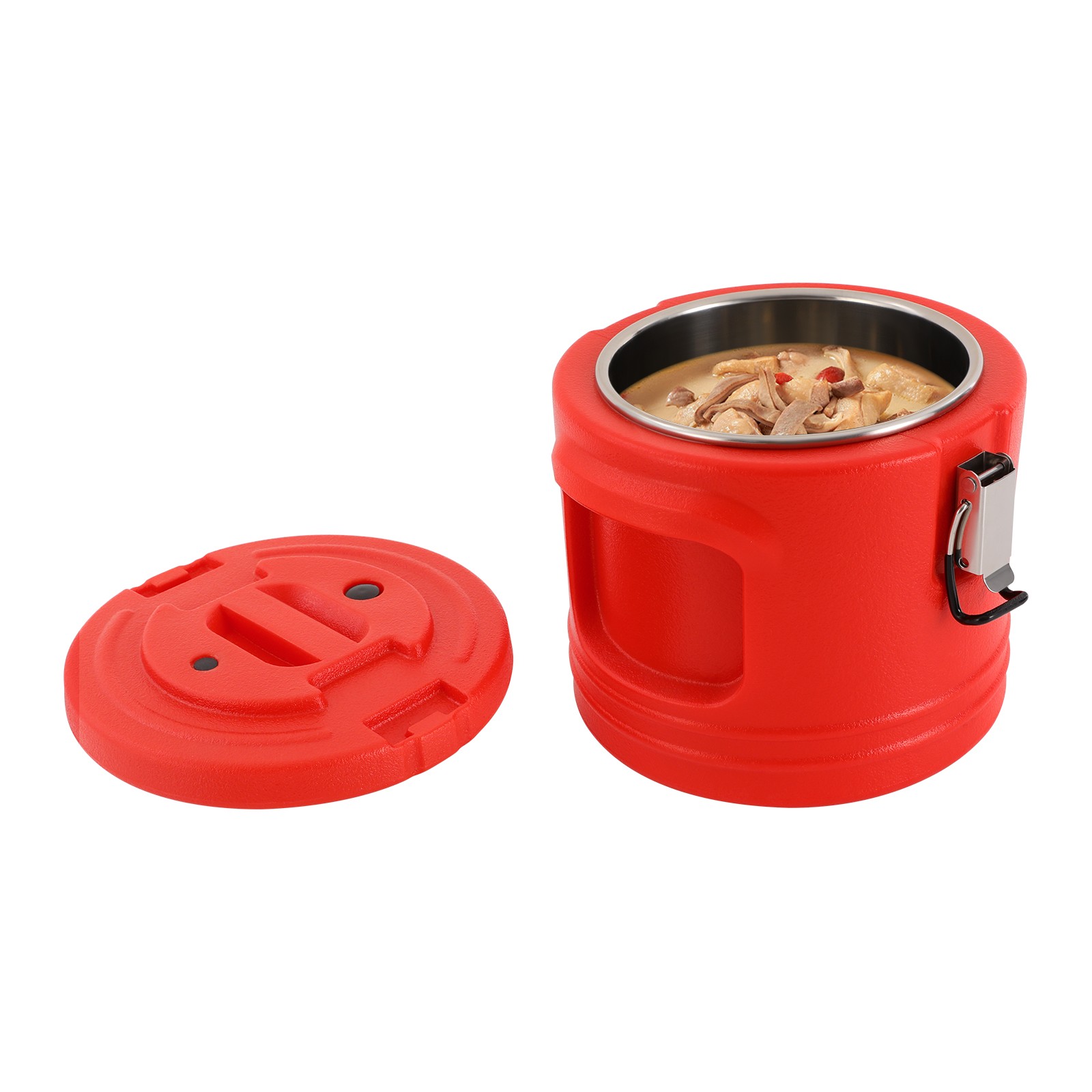 5L Insulated Bucket Food Container Portable Commercial Insulated Soup Bucket