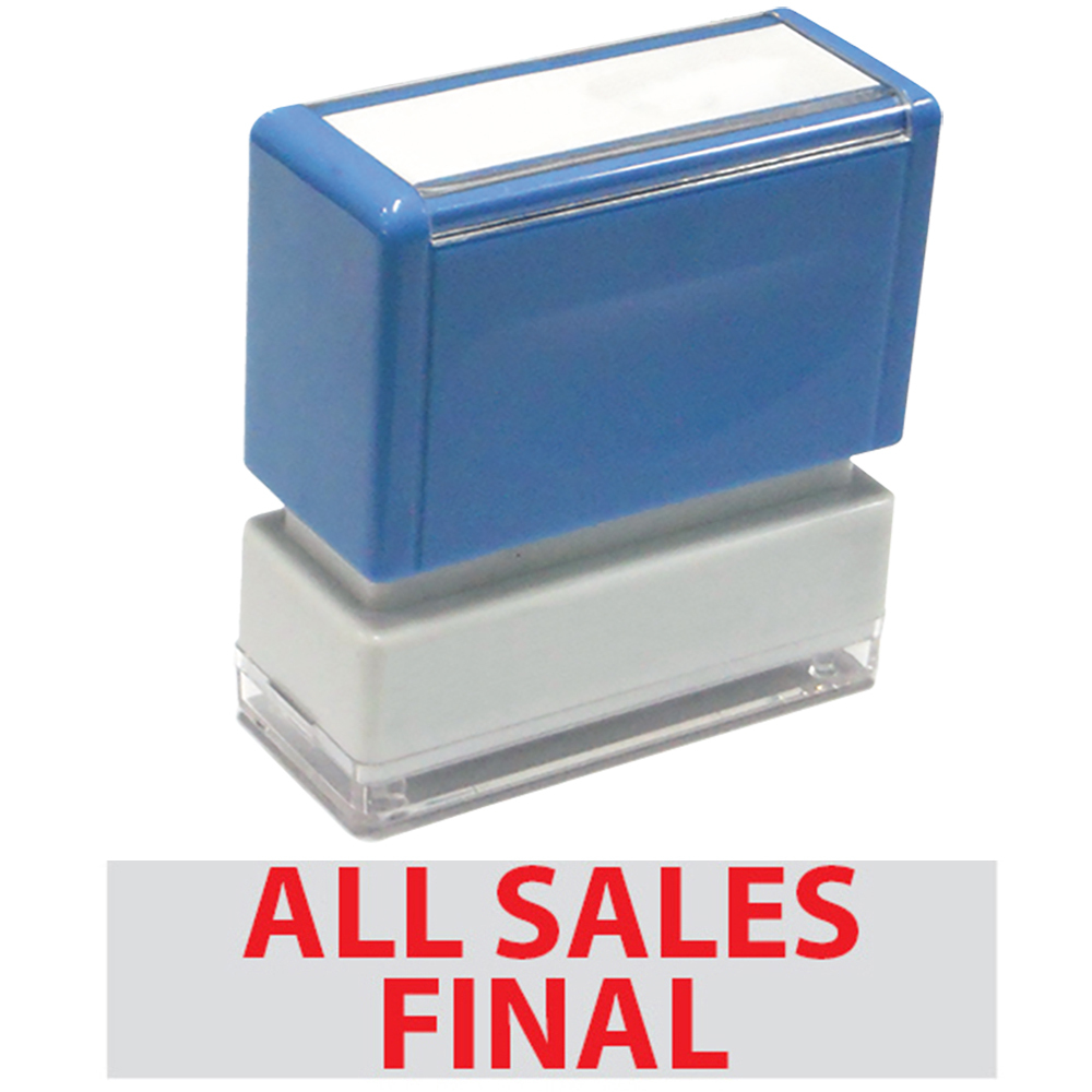 All Sales Final - JYP PA1040 Pre-Inked Rubber Stamp (Red Ink)