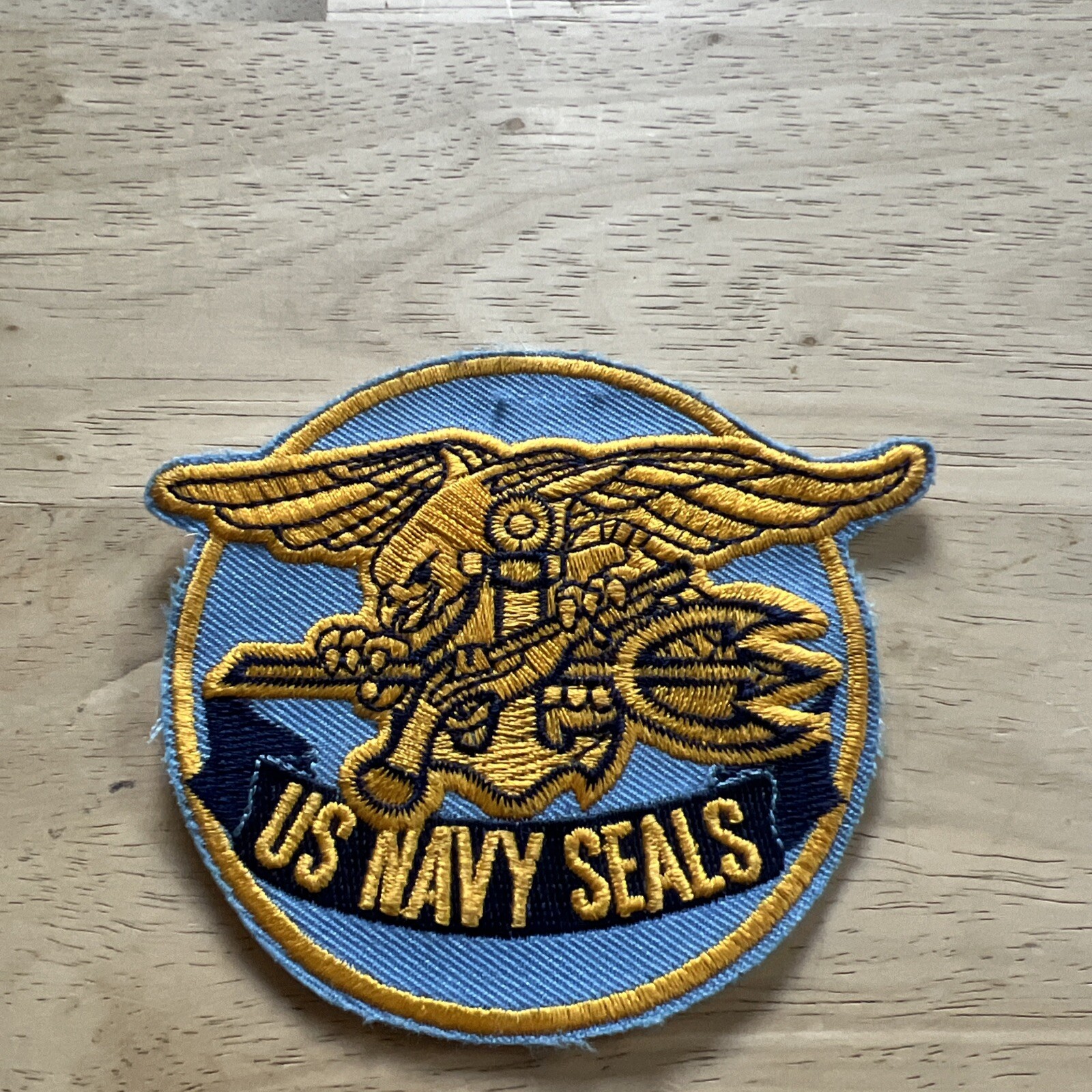 Vintage US Navy Seals Medium Logo Patch Military USA