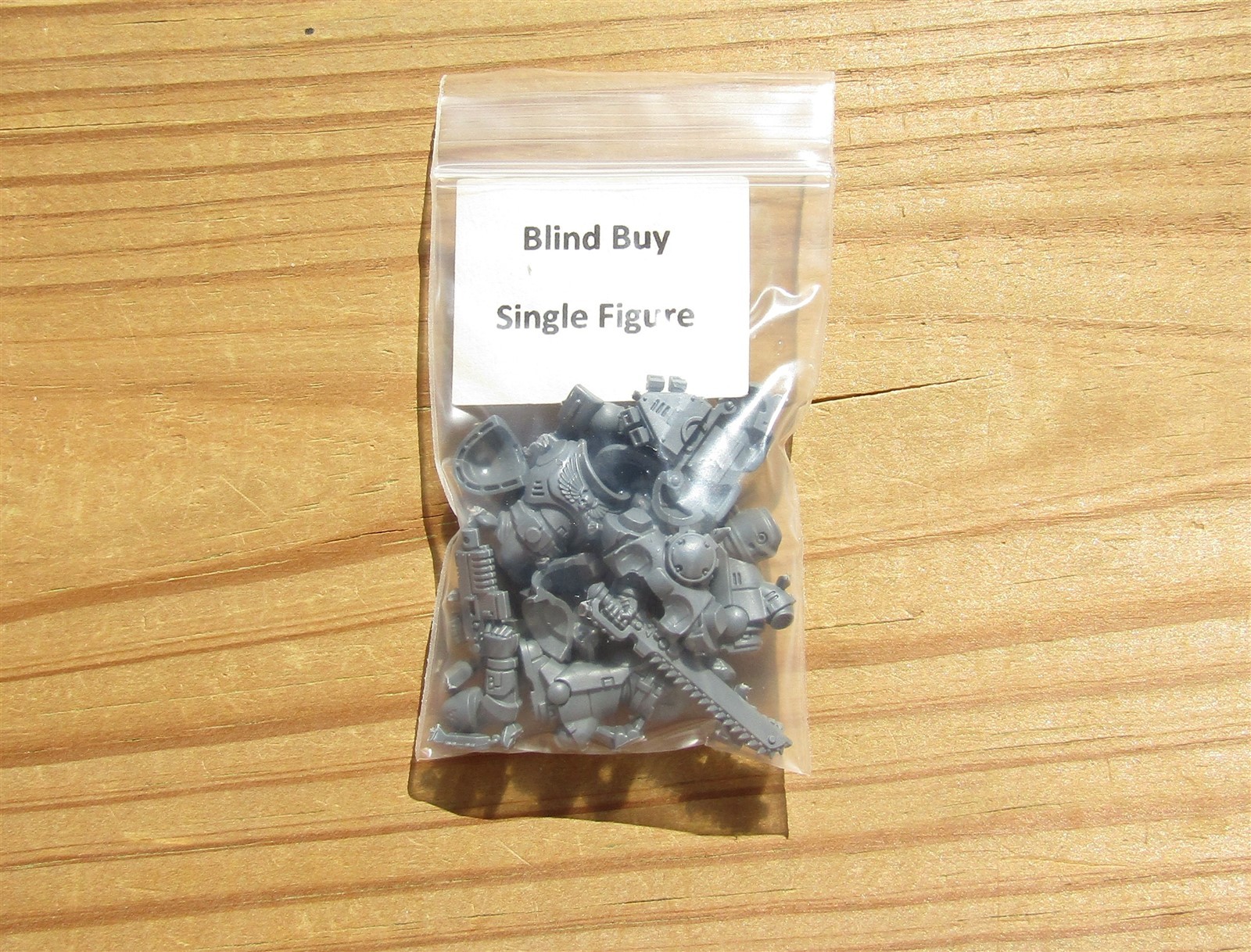 40K Space Marines _Jump Pack Intercessor w/ Chainsword & BP Blind Buy SingleFig