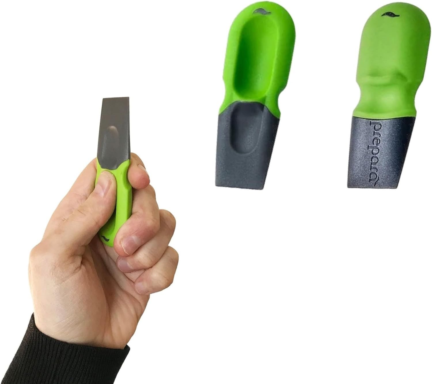 Thumb Scraper Tool Set of 2 Green and Gray Kitchen