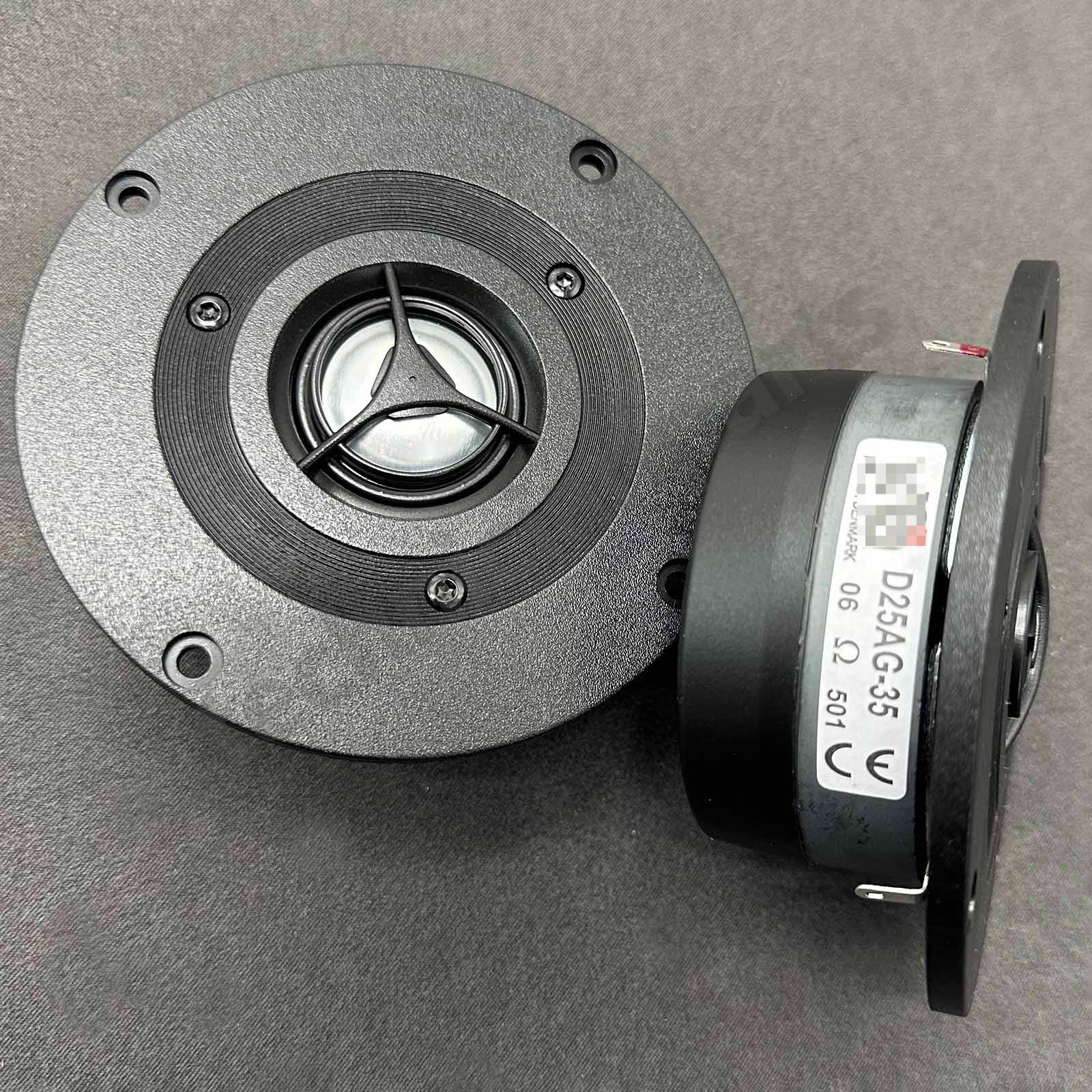 2PCS Brand New Aluminum Dome Tweeter Speaker D25AG-35 D25AG-35-06 for VIFA
