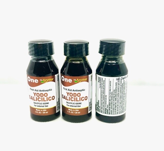 3 Pack Yodo Salicilico One 1 oz each