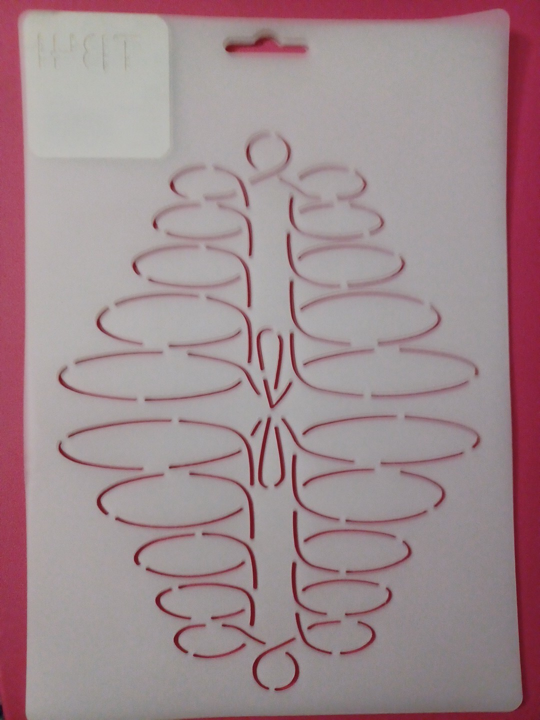 Thimbleberries Quilt Stencil Paper Curling 8"x6"  TB41 Quilting Creations
