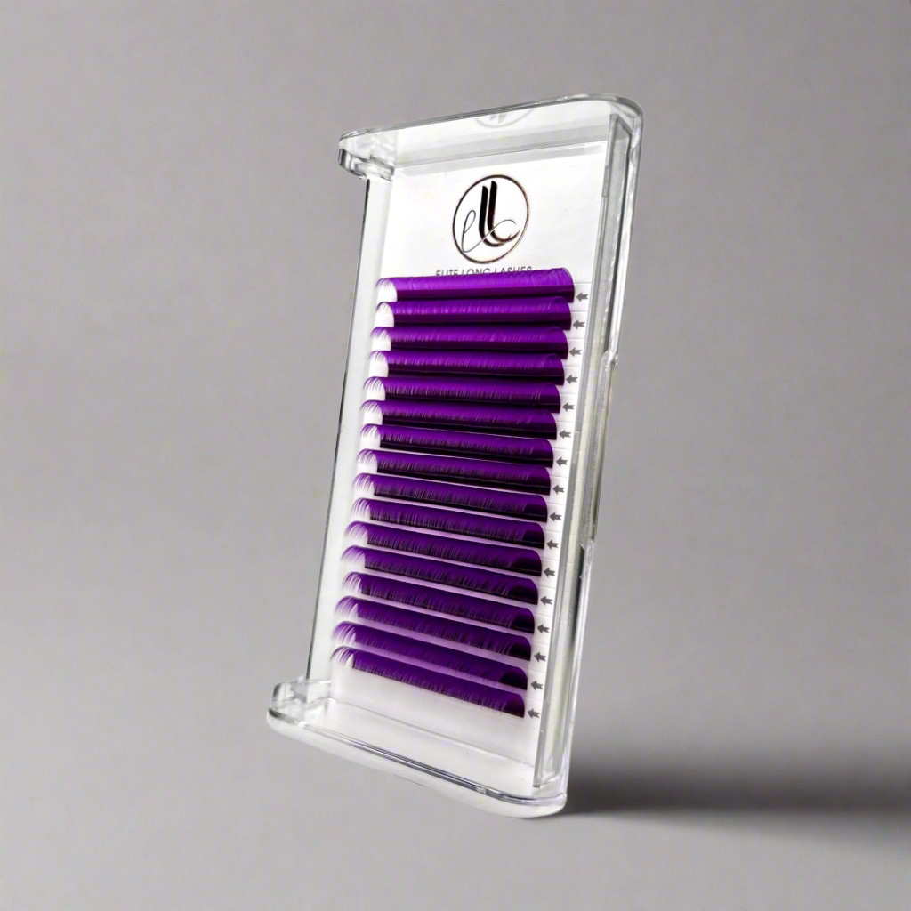 C & D Curl Cashmere Eyelash Extensions | 0.07 | Purple