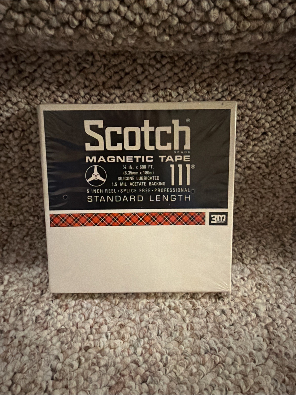 3M Scotch 111 Magnetic Tape 5" Reel To Reel Standard Length New Sealed