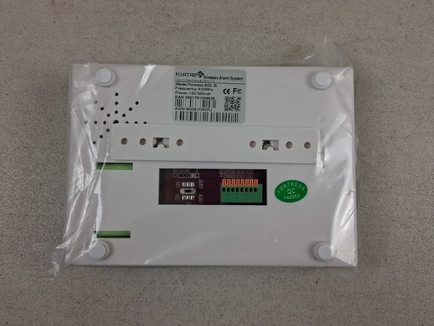Fortress Security Wireless Alarm System Main Panel S02-B