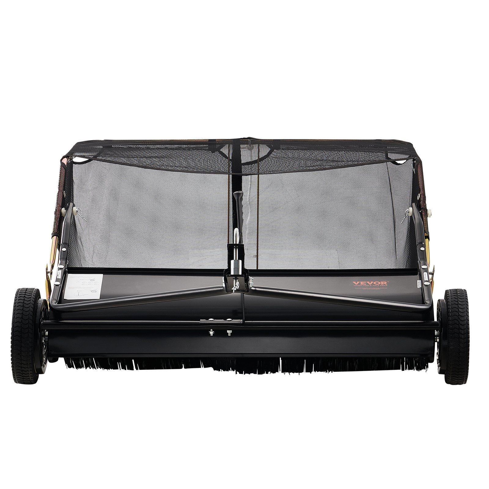 VEVOR 42 Inch Lawn Sweeper Tow Behind, 12 cu.ft. Large Pull Behind Grass Sweeper
