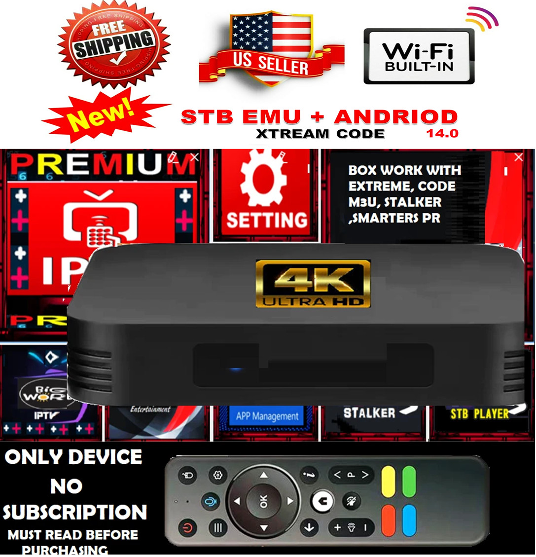 ANDROID 14.0 STB Emu BOX  Quad Core 2GB RAM 16GB ROM H313