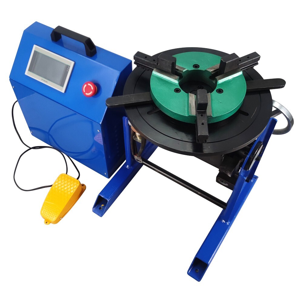 AC110V 60HZ 50KG PLC Controller Welding Positioner + 200MM Chuck