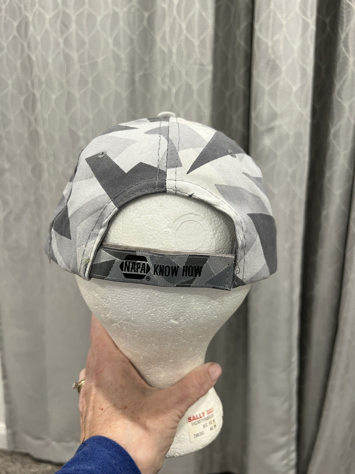 NAPA Outdoors Hat Cap Gray Camouflage