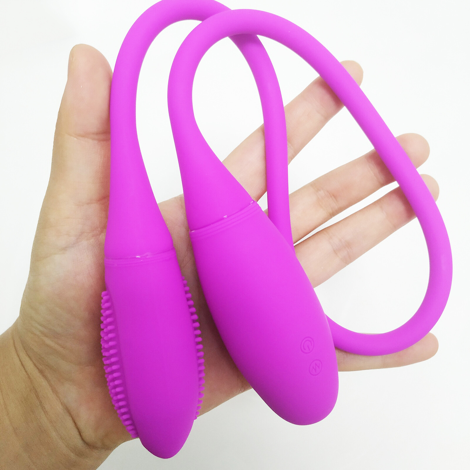 Dual Bullet Egg Vibrator Couples Clit G-Spot Sex Toy for Women Men Lesbians