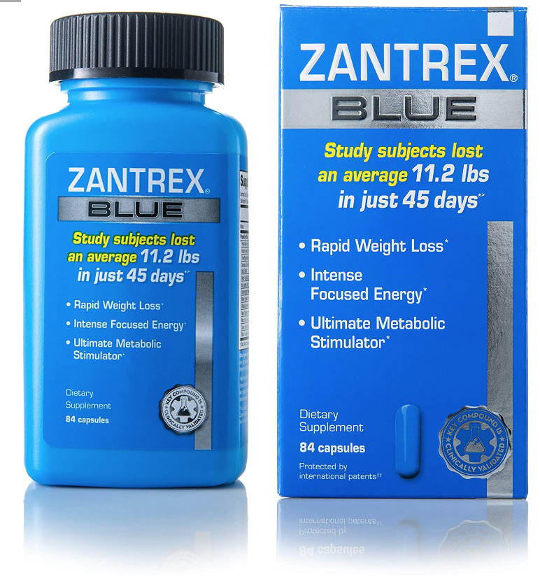 Basic Research Zantrex-3, Fast Weight Loss Supplement,84 Capsules - 2 Packs