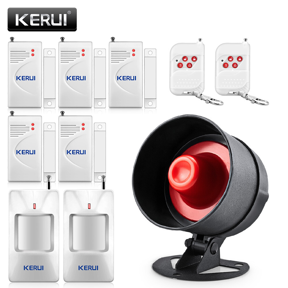 DIY 110dB Wireless Burglar Alarm System Home Apartment Security Sensor Kit