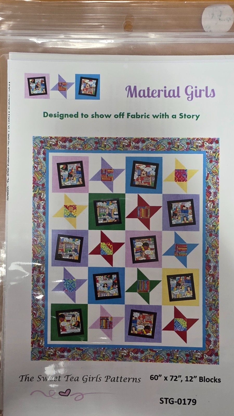 Material Girls Quilting Pattern by The Seet Tea Girls