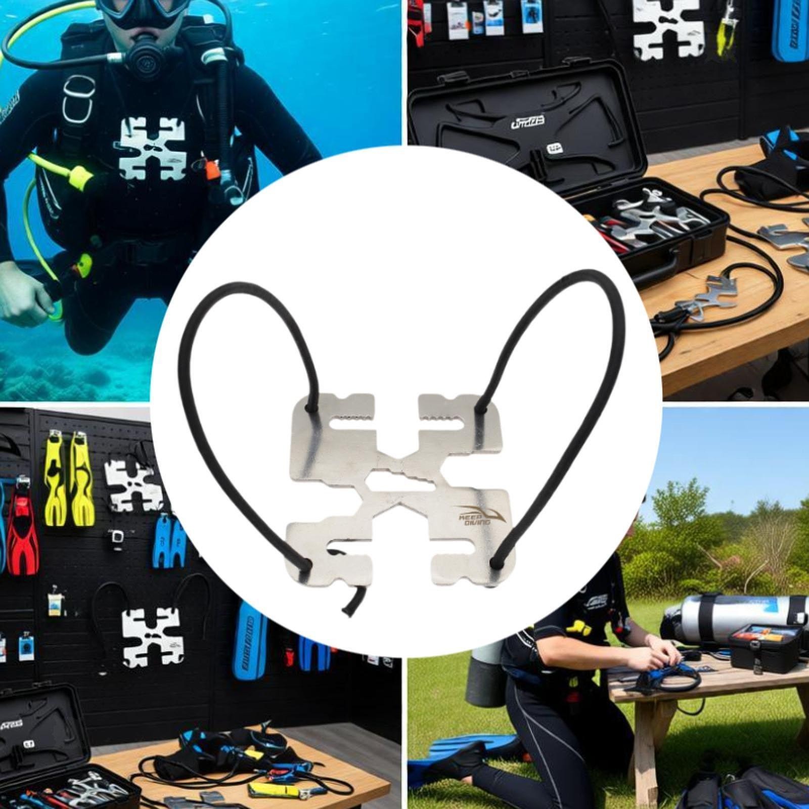 Diving Weight Fixed Holder Lightweight Sturdy Backplate Scubas Diving Weight