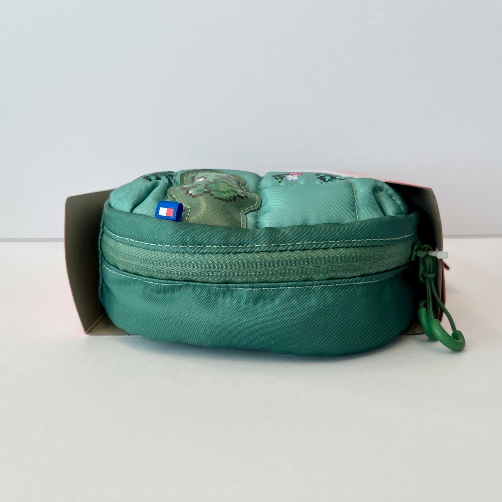HORI Puff Pouch (Pokemon Pixel Green) for Nintendo Switch 2/OLED/Base Model Case