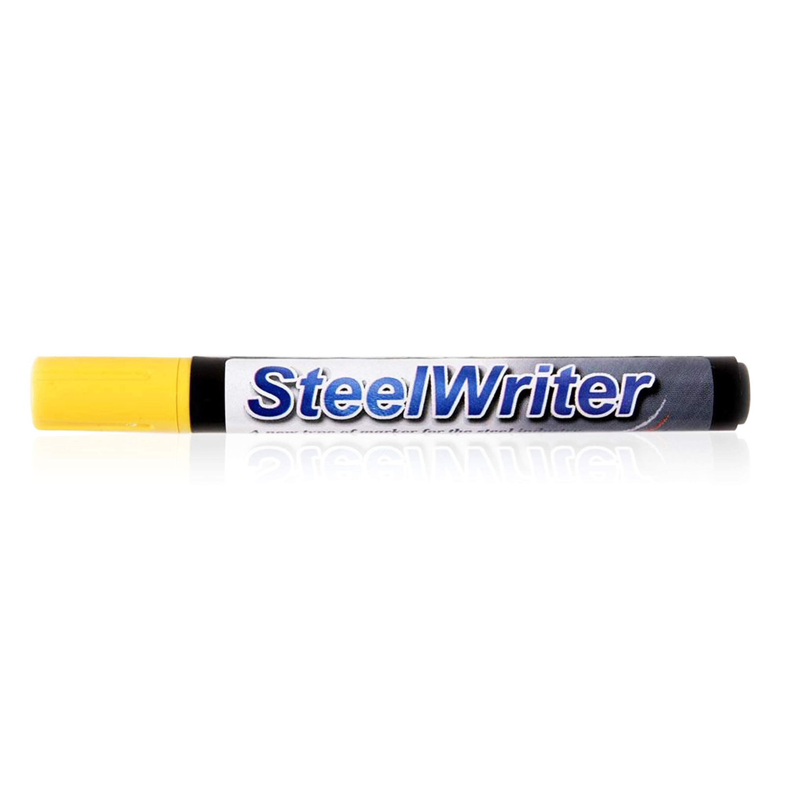 Steelwriter Metal Marking Paint Pen - Yellow - Washable Marker For Steel