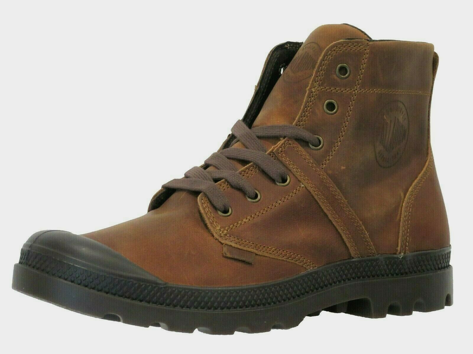 Palladium Men's 03079-237 Pallabrouse lea 2 Leather Combat Boots, Size  10 M US