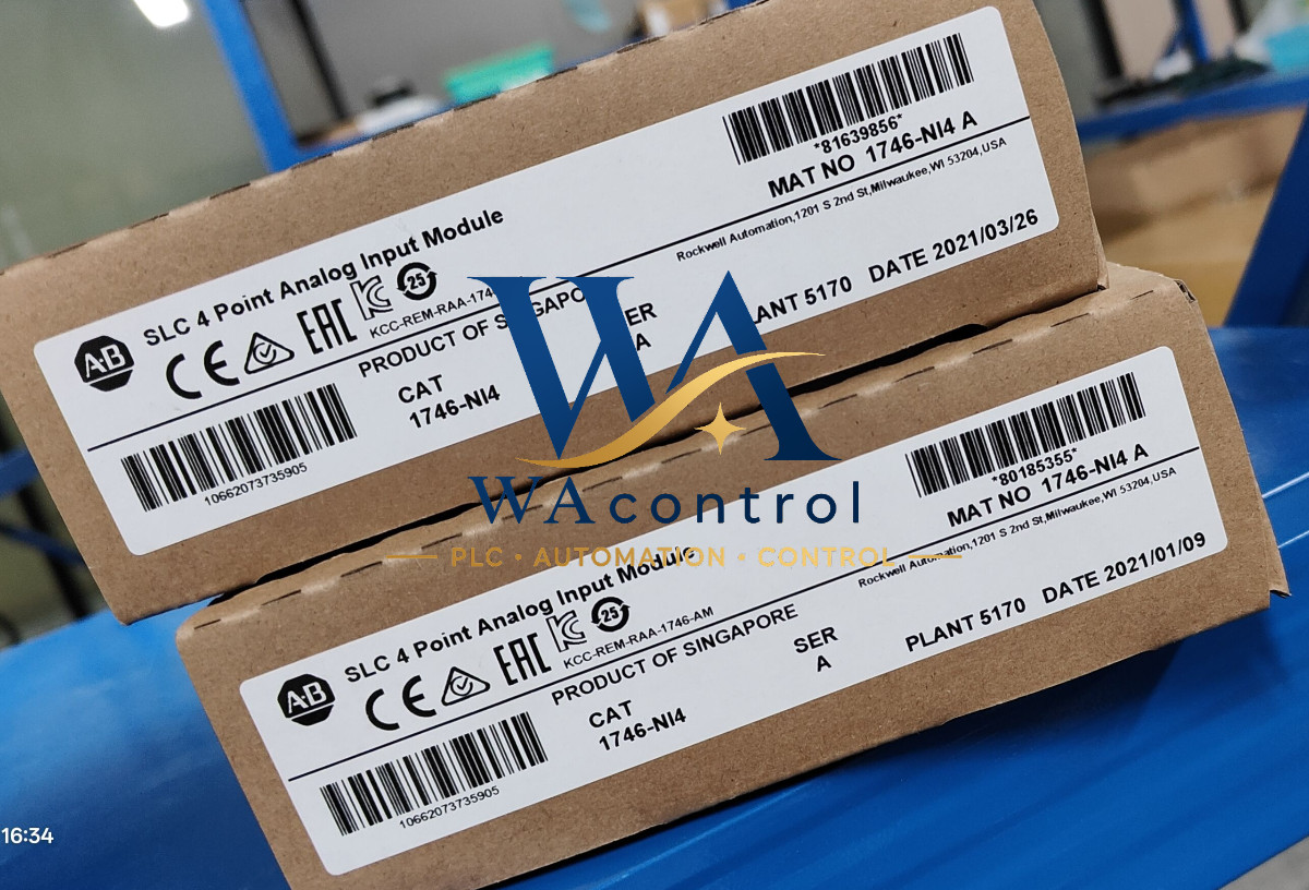 AB 1746-NI4 Allen-Bradley SerA SLC 500 Input Modele 1746NI4 New Factory Sealed