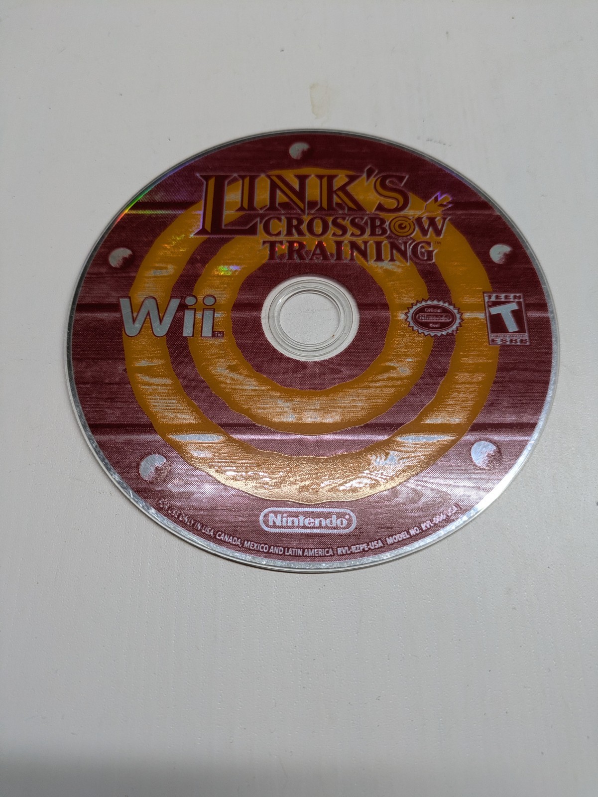 Link's Crossbow Training (Nintendo Wii) DISC ONLY cleaned and tested