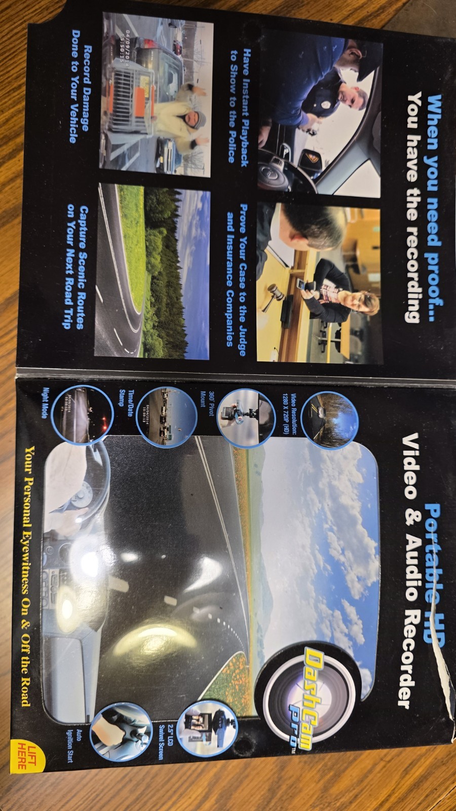 DashCam Pro Portable Video and Audio Recorder