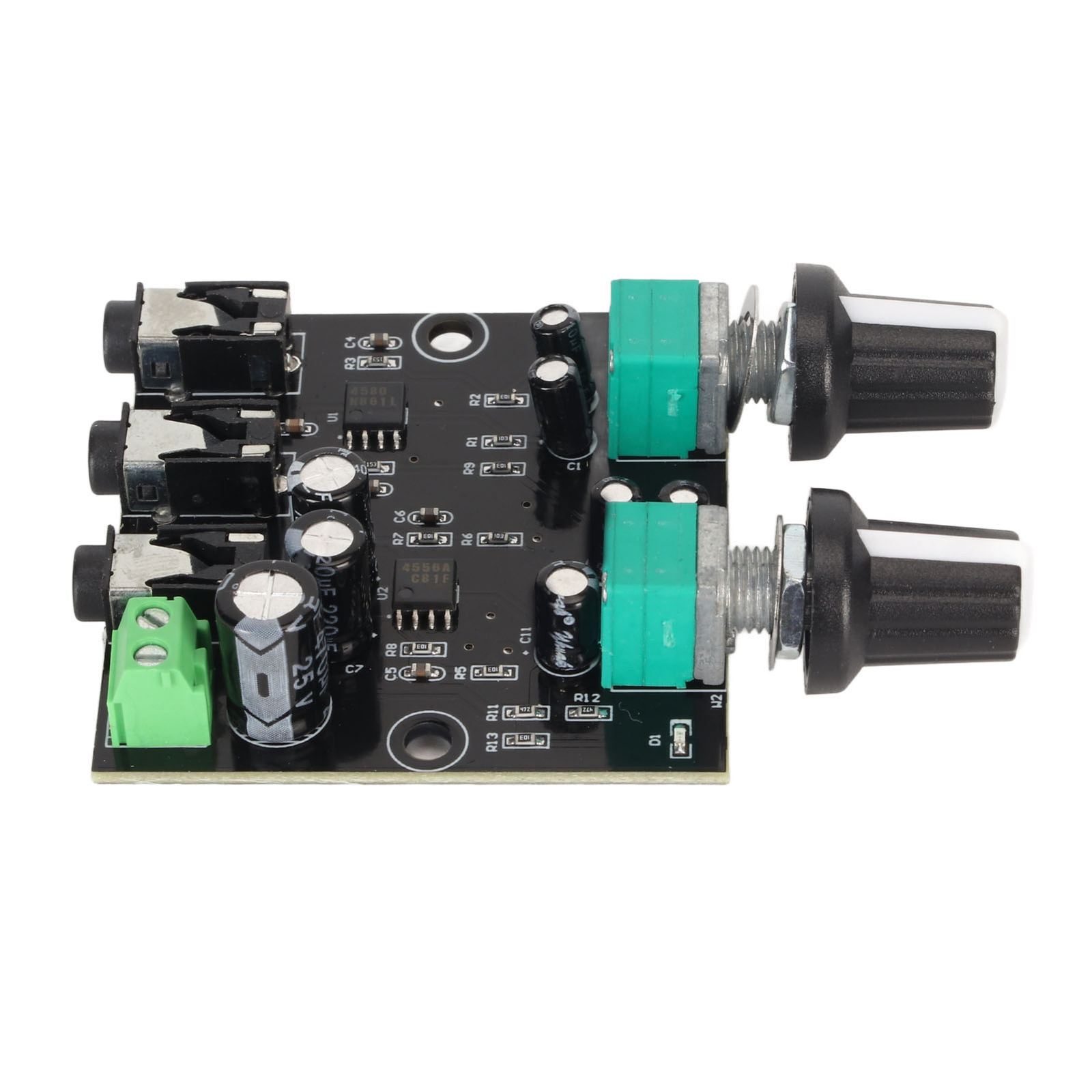 Stereo Sound Signal Mixer Board Module 2 Channel Input 1 Channel Output Head Fit