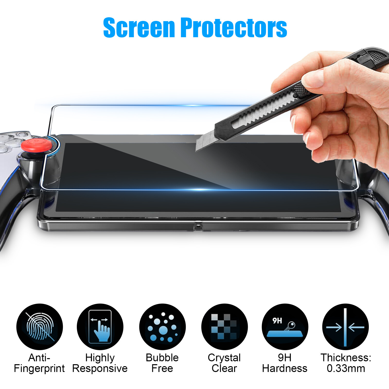 Protective Case PC Cover Protector Kit For PS5 Playstation Portal Remote Player