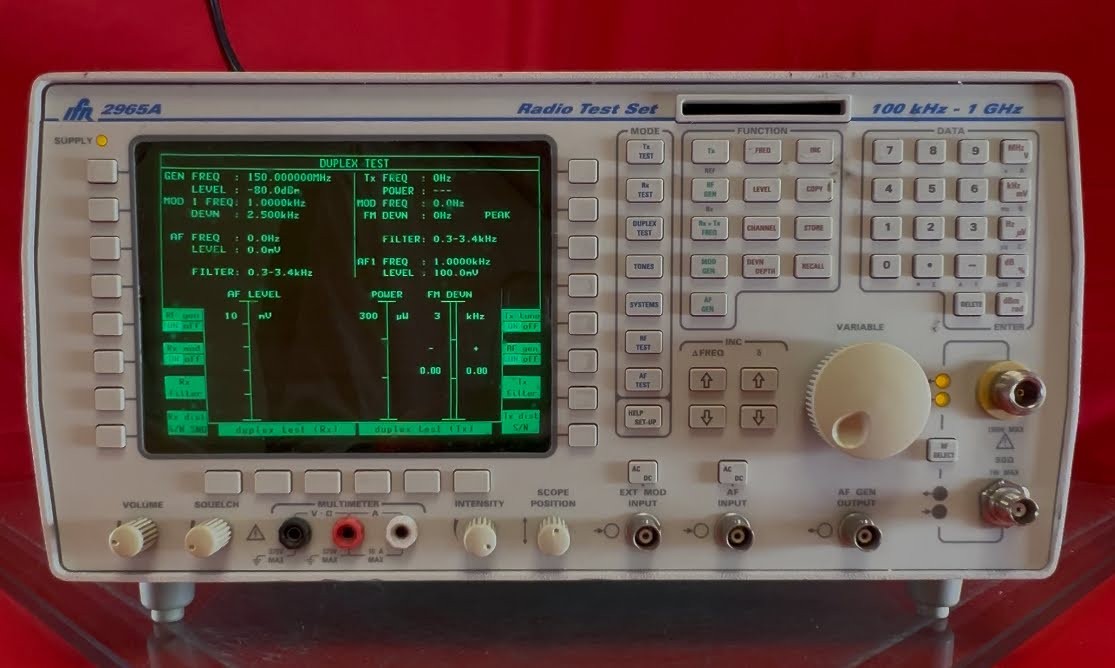 IFR/Marconi 2965A 100 kHz to 1 GHz Radio Test Set, SN 296501/078