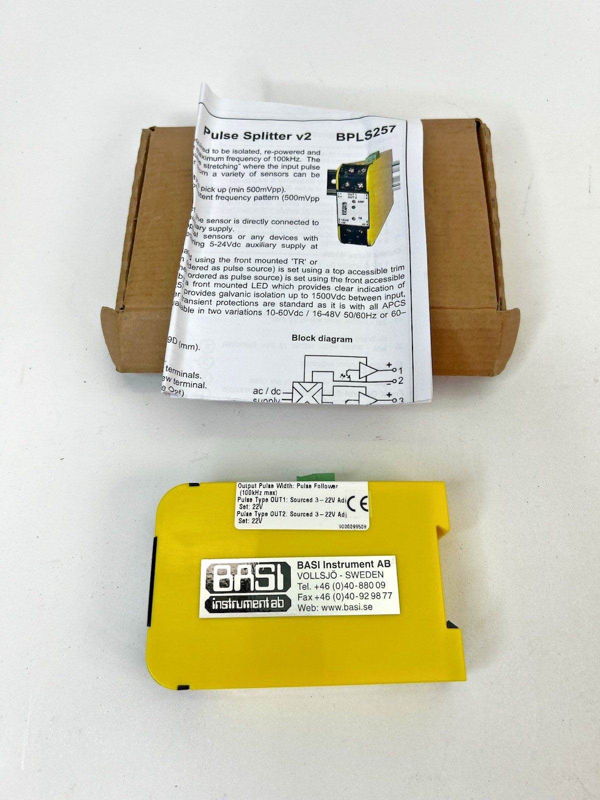 BASI Instrument AB Pulse Signal Splitter BPLS257-114210