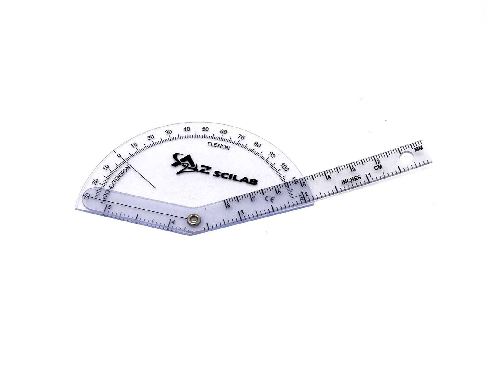 A2ZSCILAB Plastic 6 Inch Finger Goniometer ISOM Physical Therapy Protractor