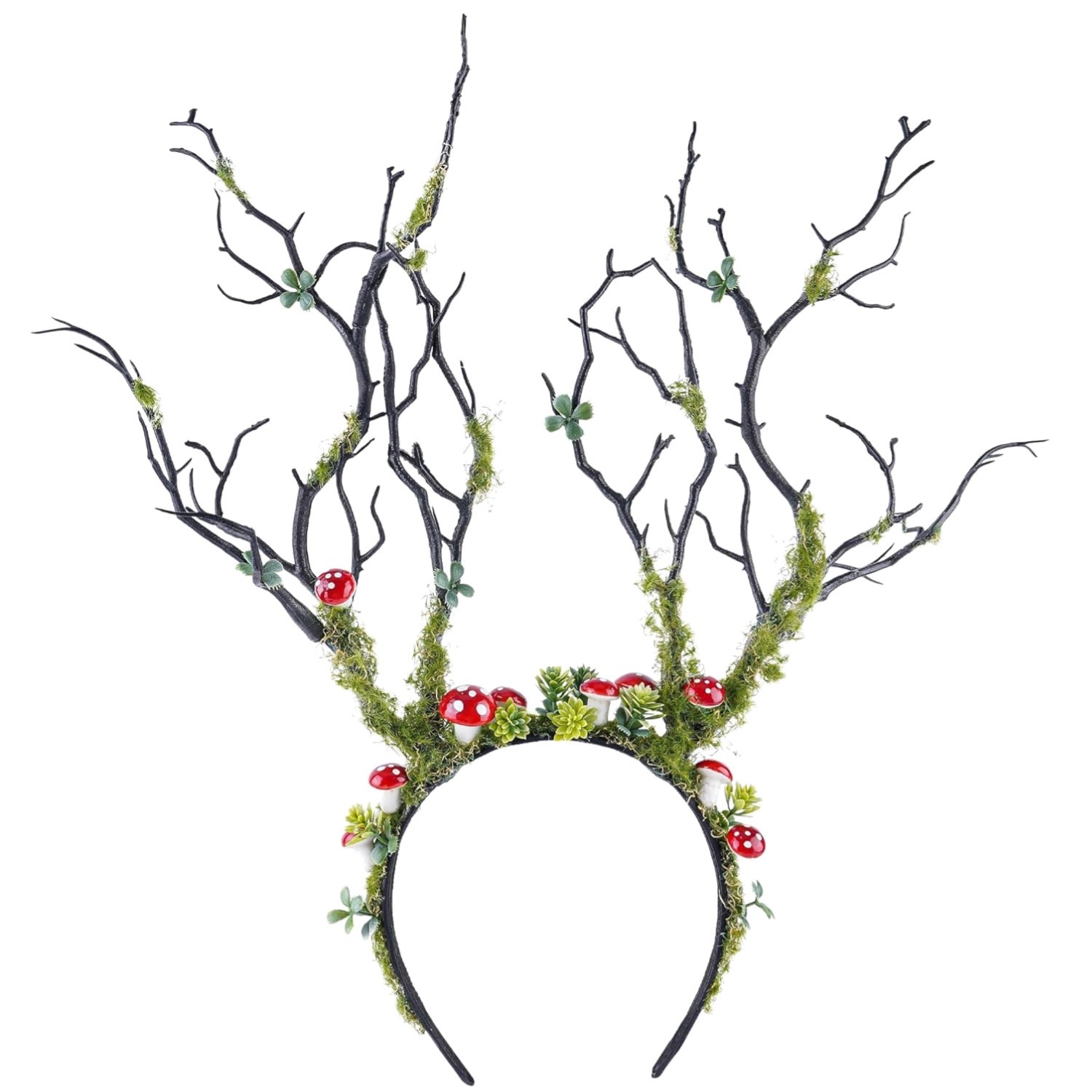 Fantasy Woodland Hairband - Green Branch Headpiece for Women