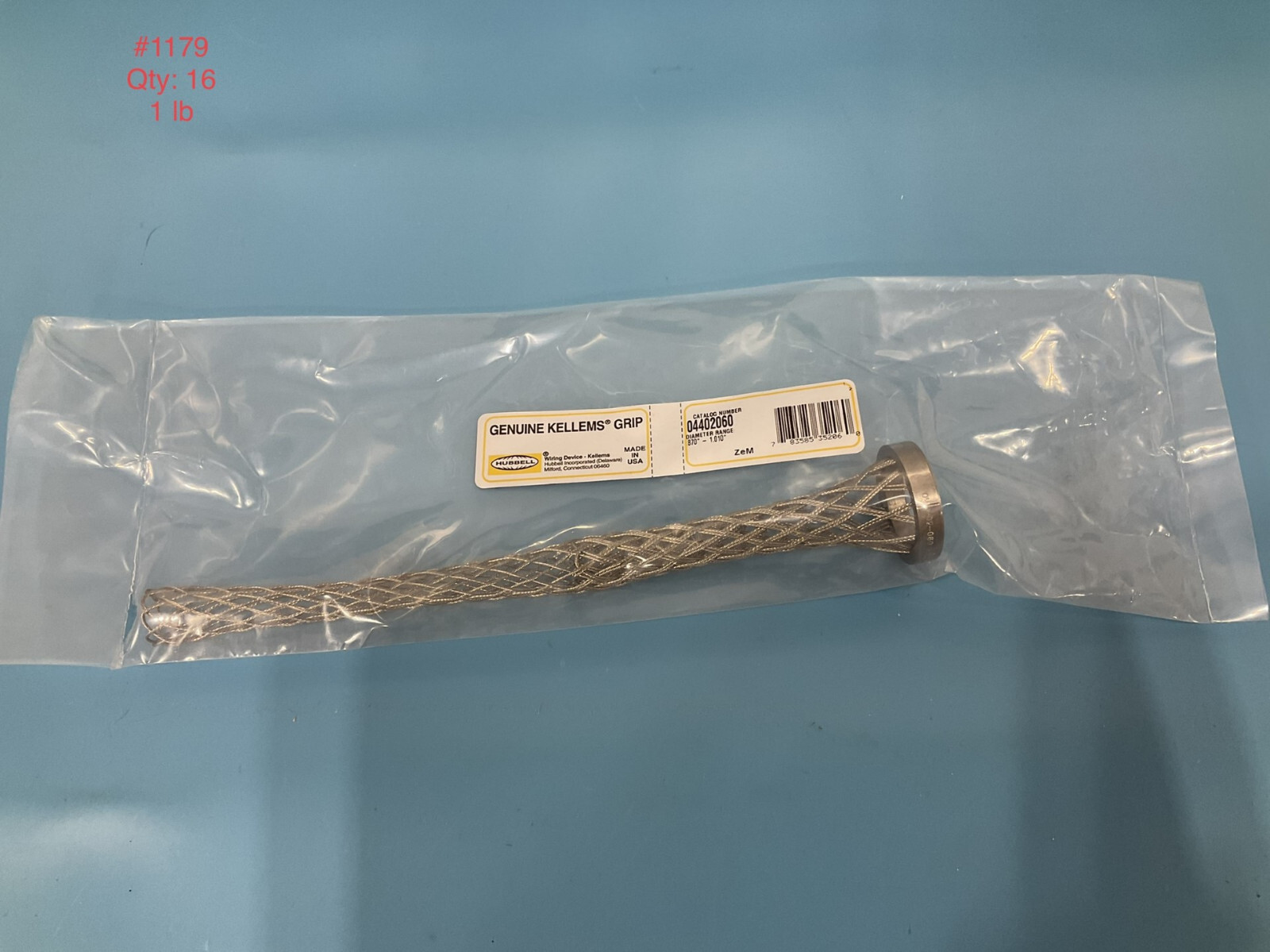 04402060 GENUINE KELLEMS GRIP .UPC 783585352060 .870:" -1.010"