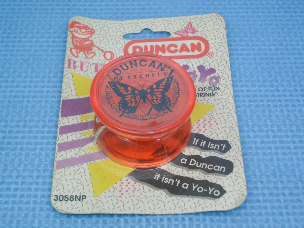 1994 Vintage Duncan Factory Sealed Butterfly Yo-Yo Orange Retro 90s Toy - NEW