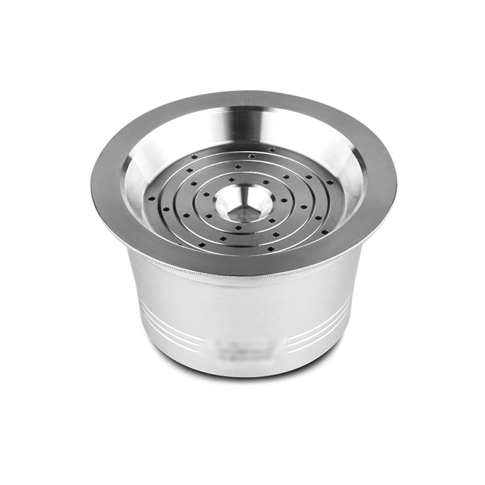Stainless Reusable Vertuoline Capsule+Spoon+Brush For Caffitaly Ruby