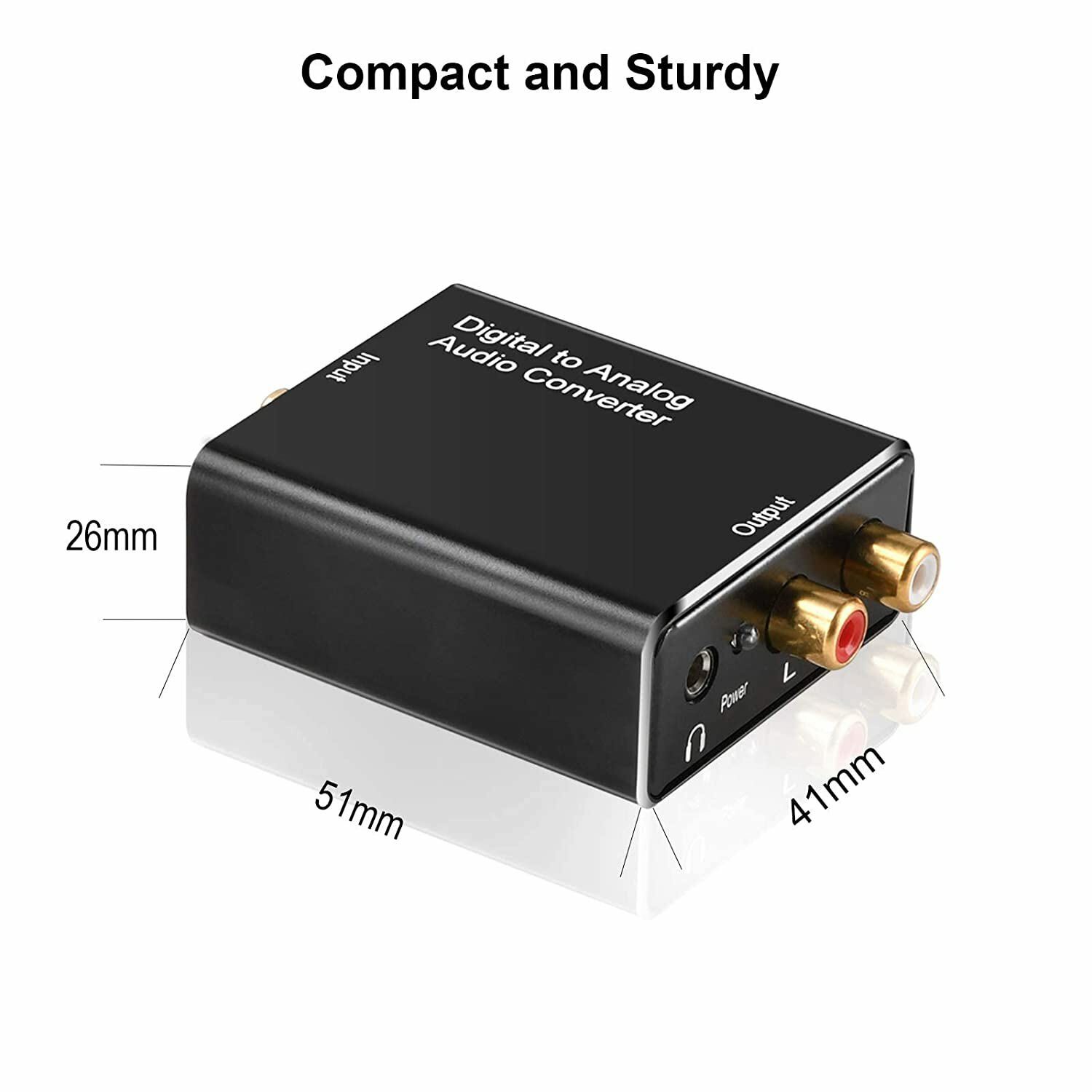 Digital to Analog Converter DAC, SPDIF Coaxial Optical Convert to L/R RCA