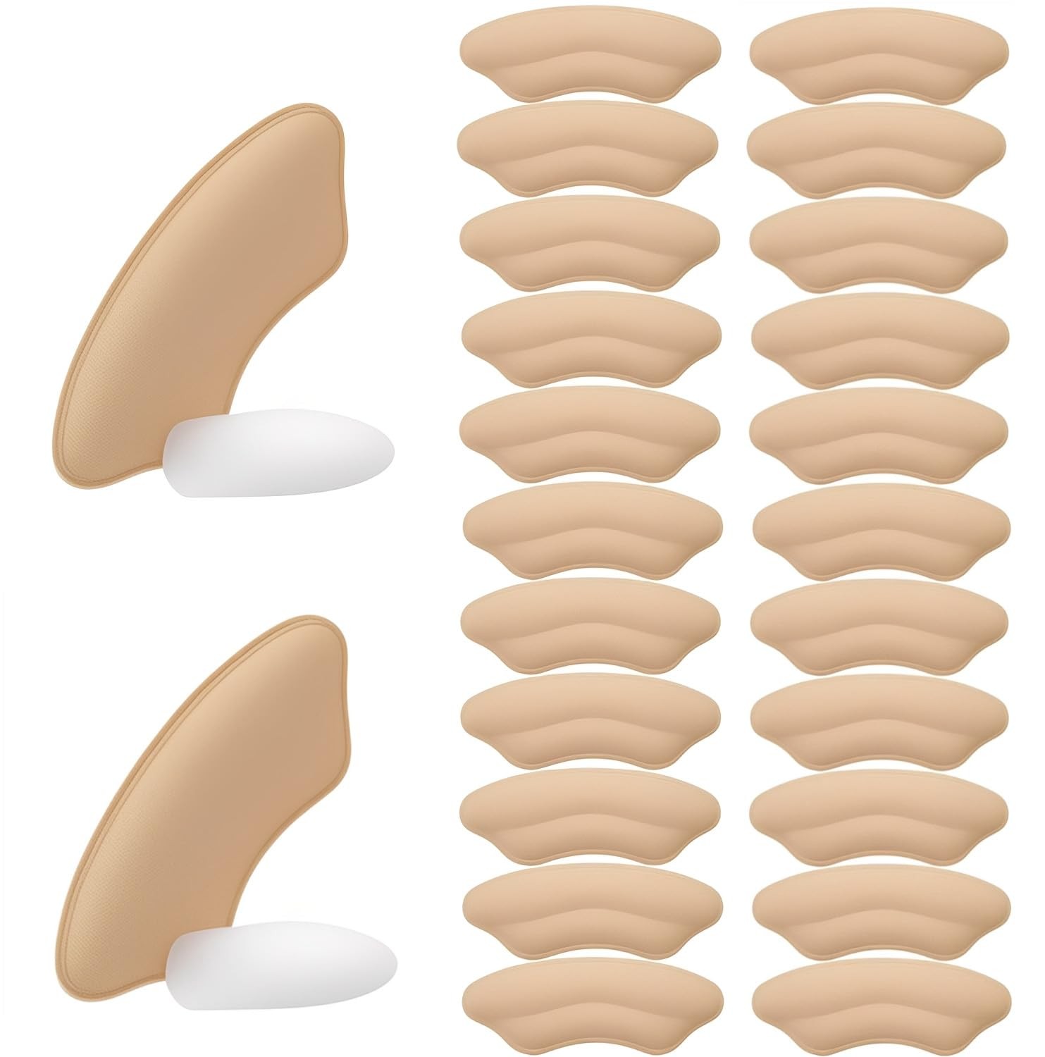 12 Pairs Pads for Shoes,Heel Grips for Womens Shoes That are Too Big,Heels Gr...