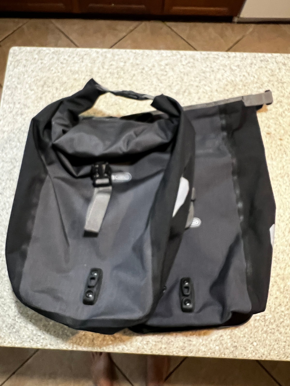 This is for 2 Ortlieb Germany Waterproof Bike Bag Rear Pannier Used