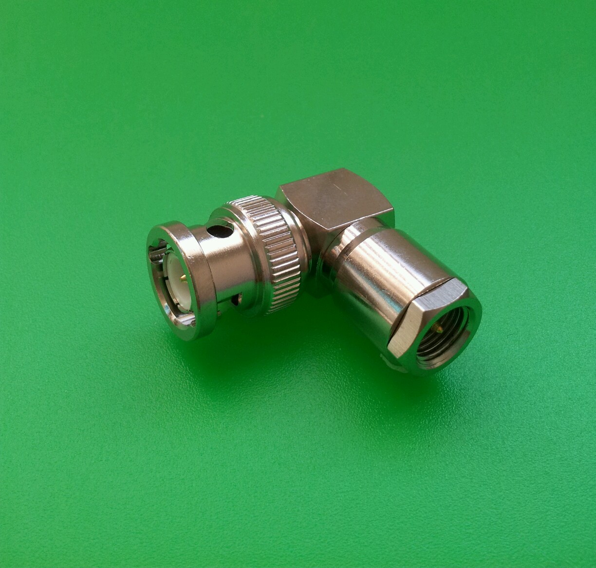 (1 PC) Right Angle FME Male to BNC Male Adapter - USA Seller