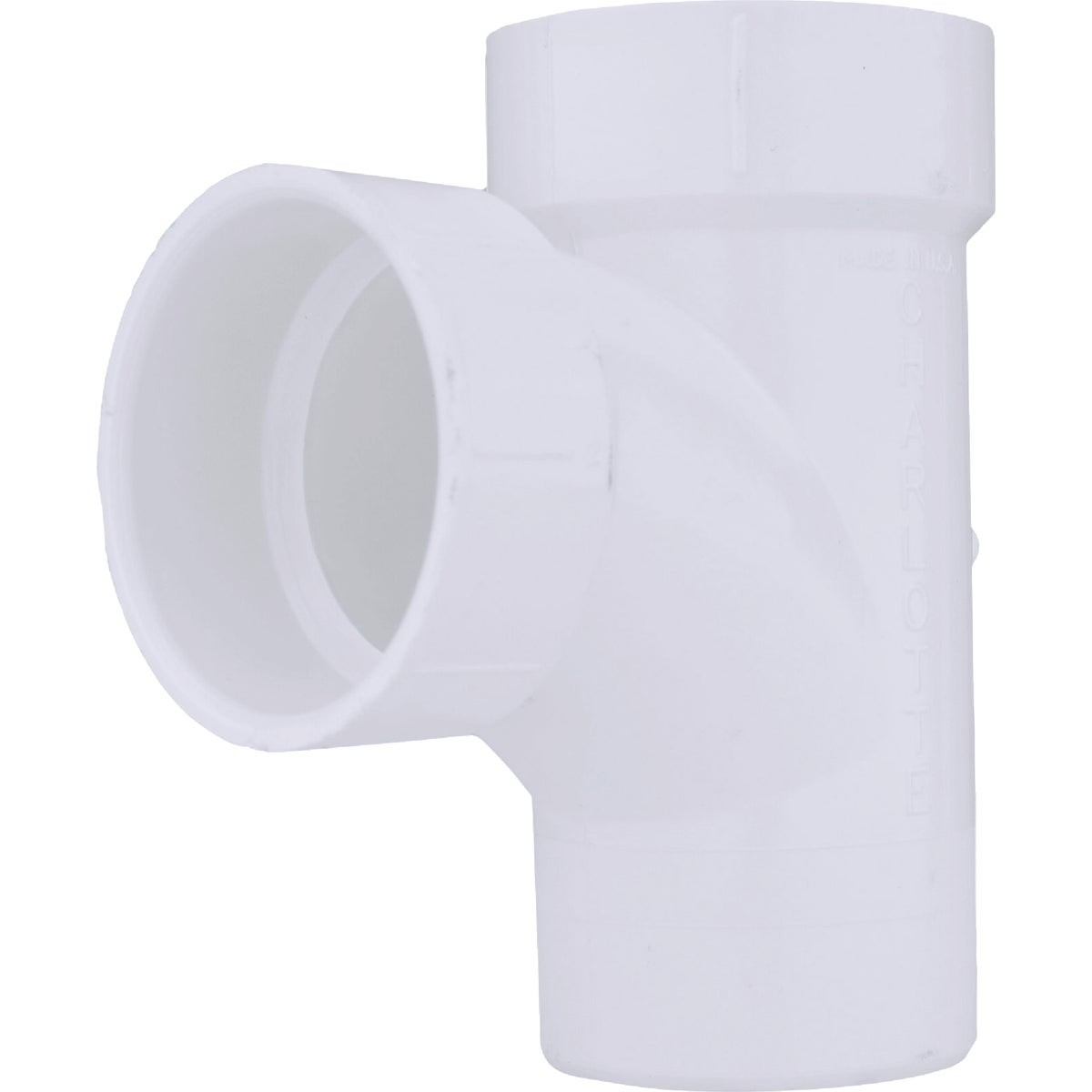 Charlotte Pipe 2 In. Hub DWV Sanitary Street Tee PVC 00403  0800HA Charlotte
