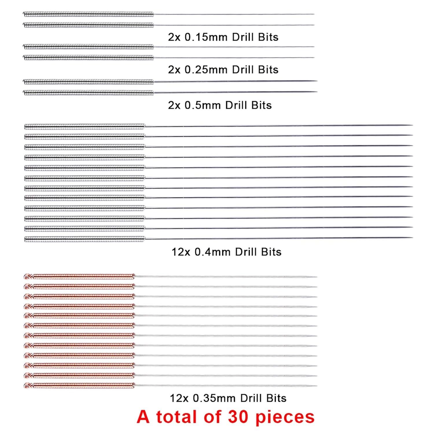 Versatile 33-Pc 3D Printer Maintenance Kit - Needles & Precision Tools Included