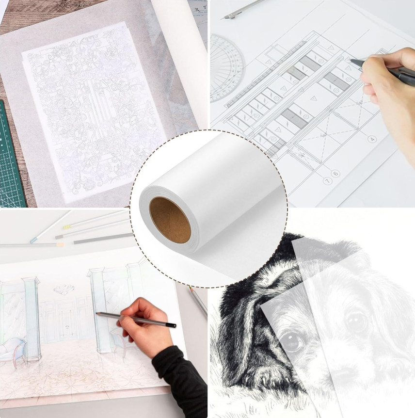 Tracing Paper Translucent Paper Transparent Trace Paper Pattern 17in x 25yd Roll