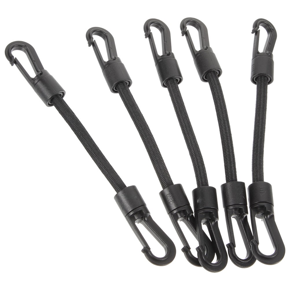 5pcs Small Bungee Straps Elastic Shock Cords with Hooks for Secure Tying