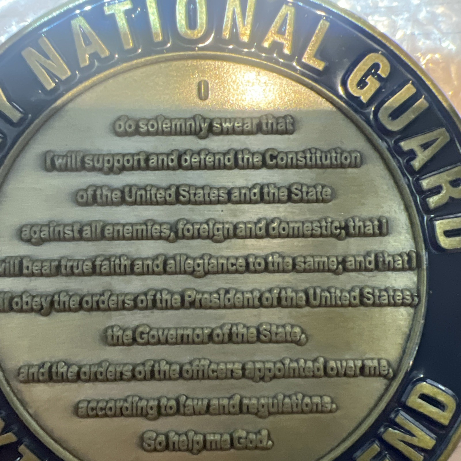 National Guard Extend to Defend Always Ready Always There. 2” Challenge Coin.