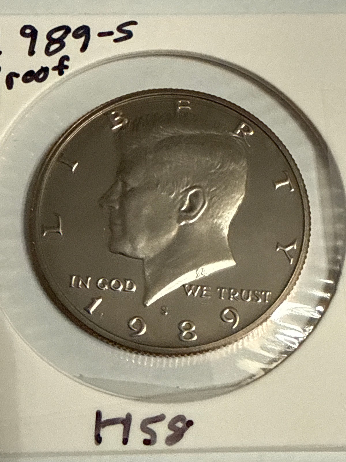 1989-S Kennedy Half Dollar Proof