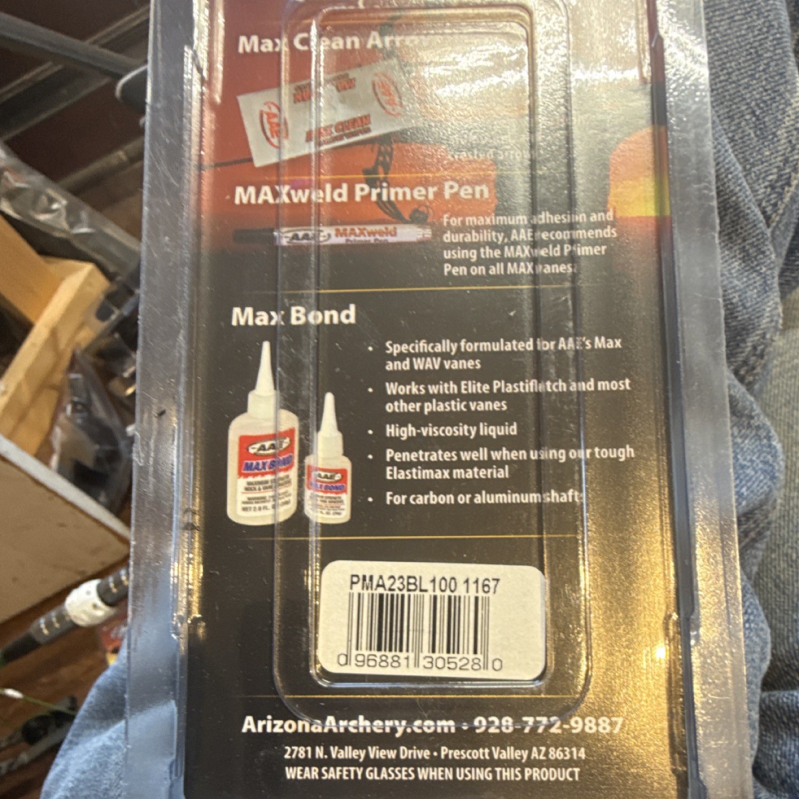 AAE Plastifletch Max - Blue Plastic Vanes 2.3 in 100 Pack